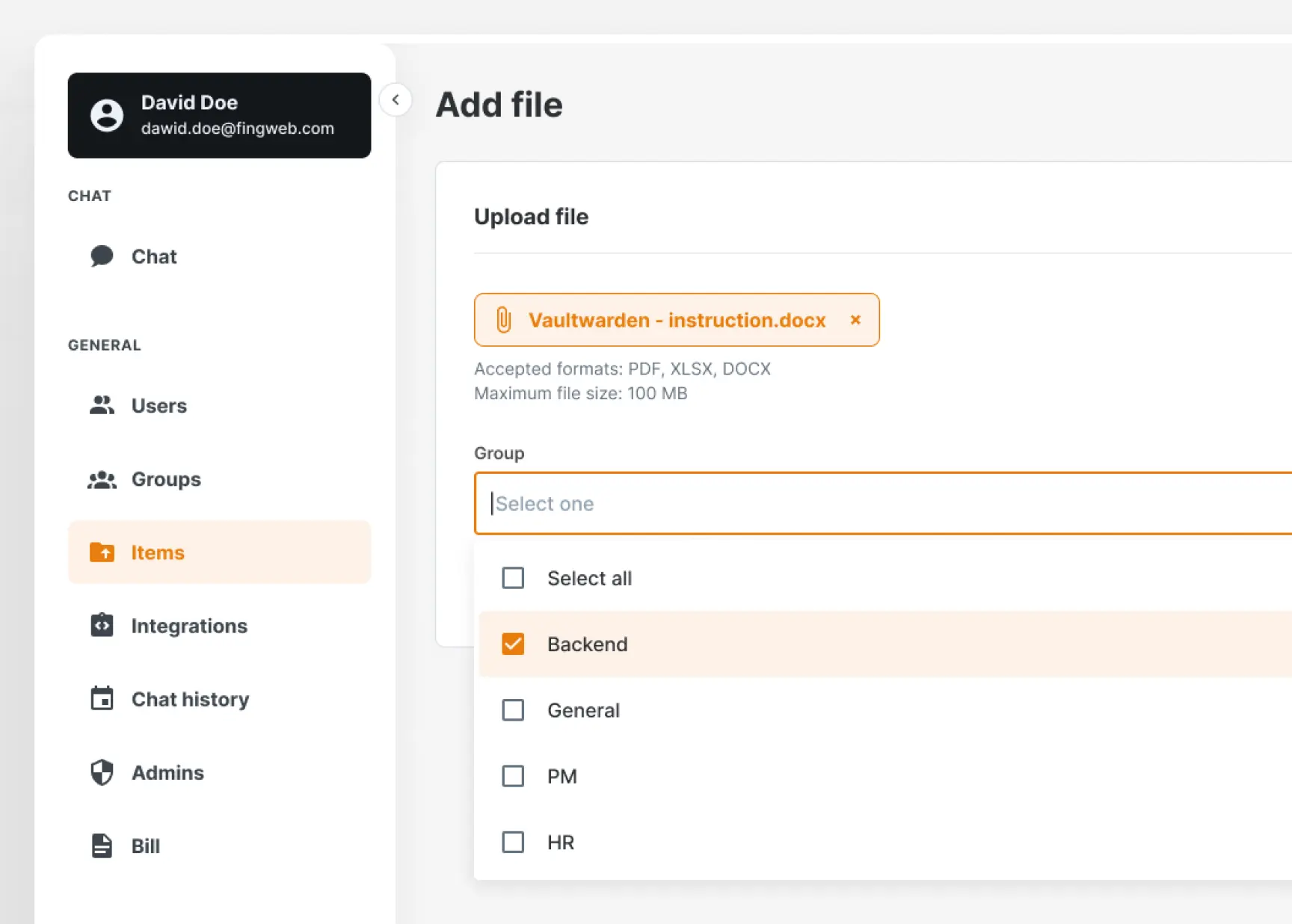 Multi-Format File Upload